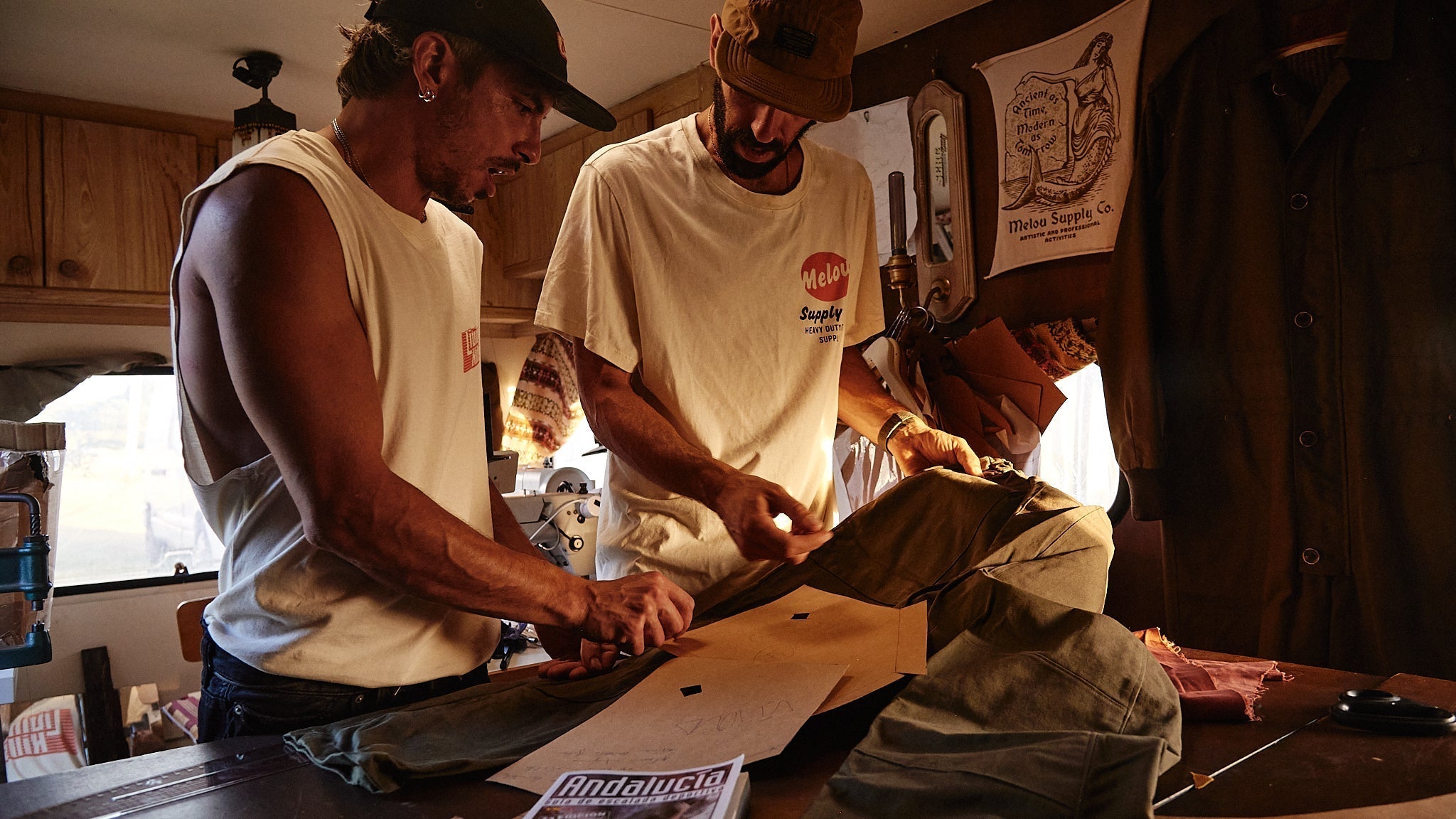 Behind the scenes...