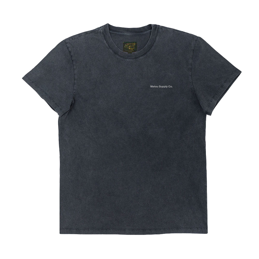 Melou Outdoors Tee - Washed Black