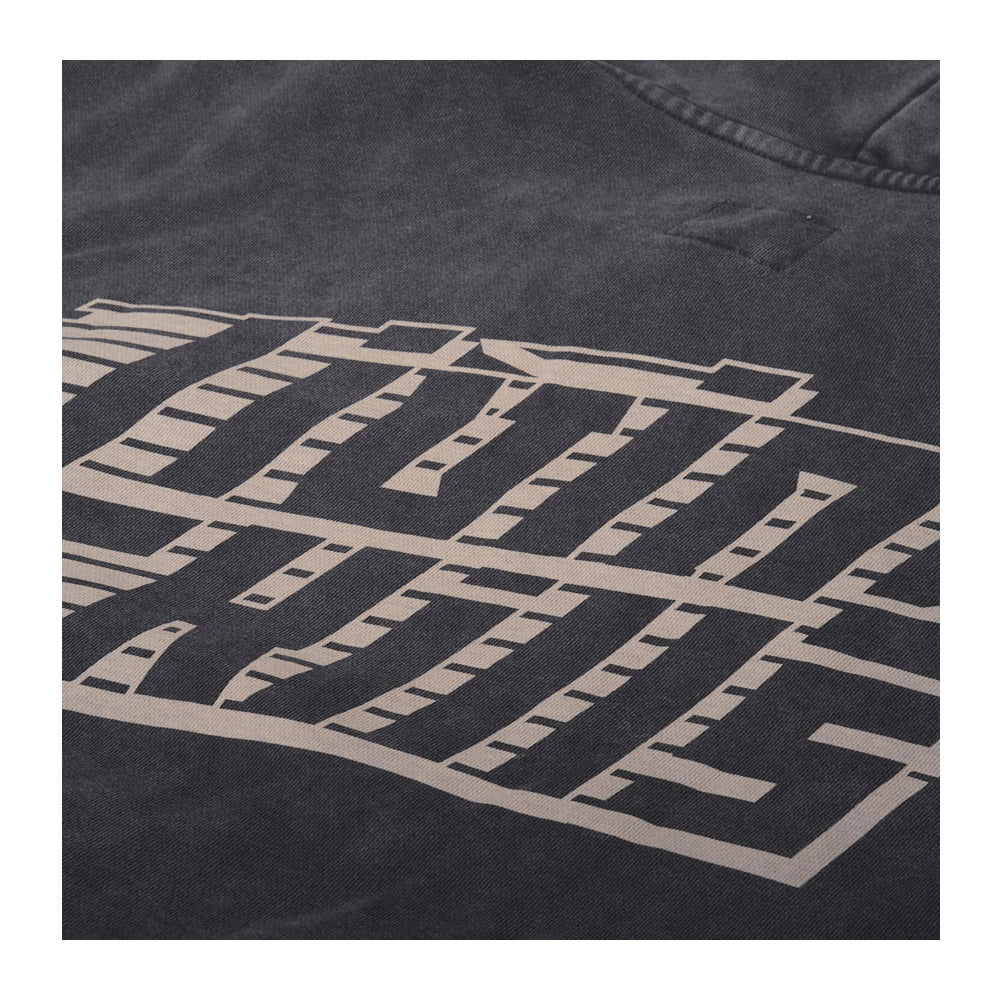 Living Kills Hood - Washed Black