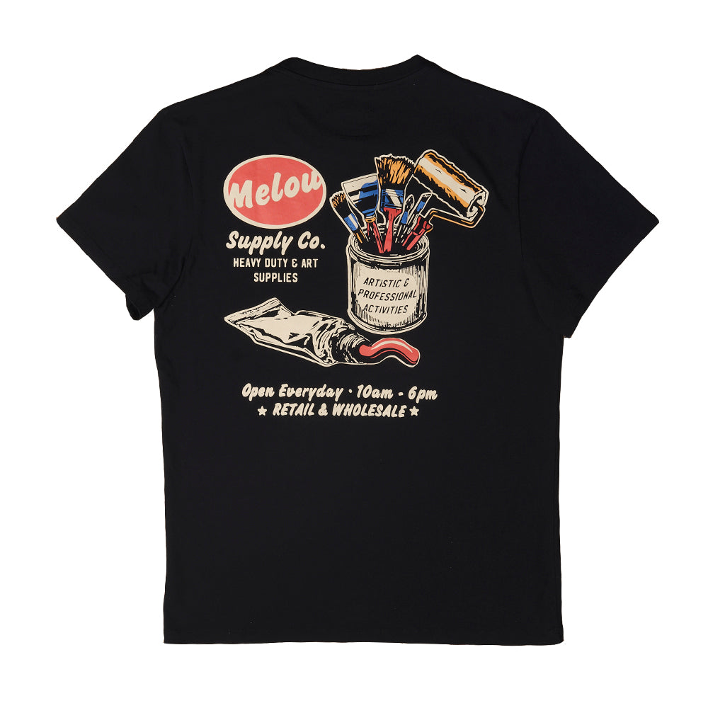 Art Supplies Tee - Black