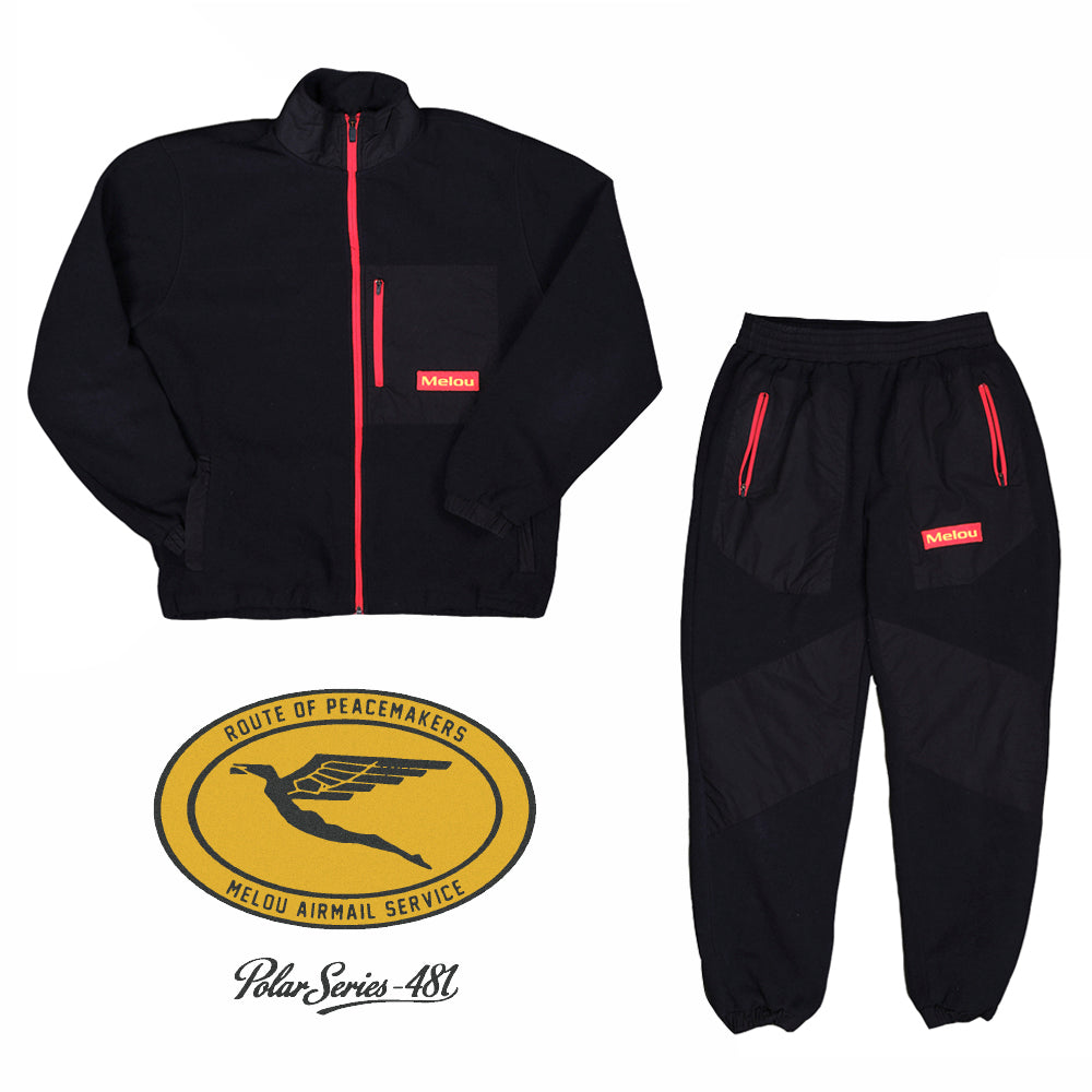 Black 481 Fleece Tracksuit