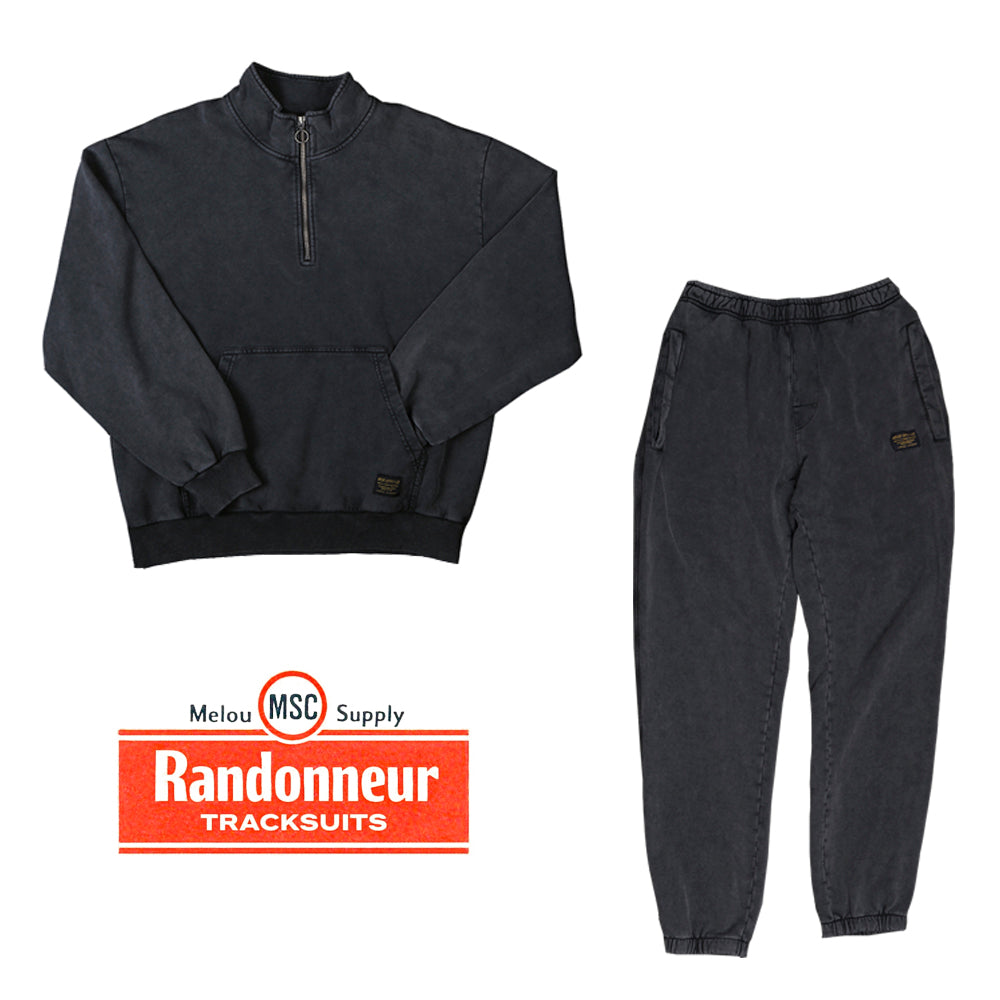 Randonneur Tracksuit - Washed Black