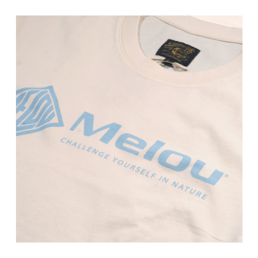 Seiko Blue Tee - Ecru