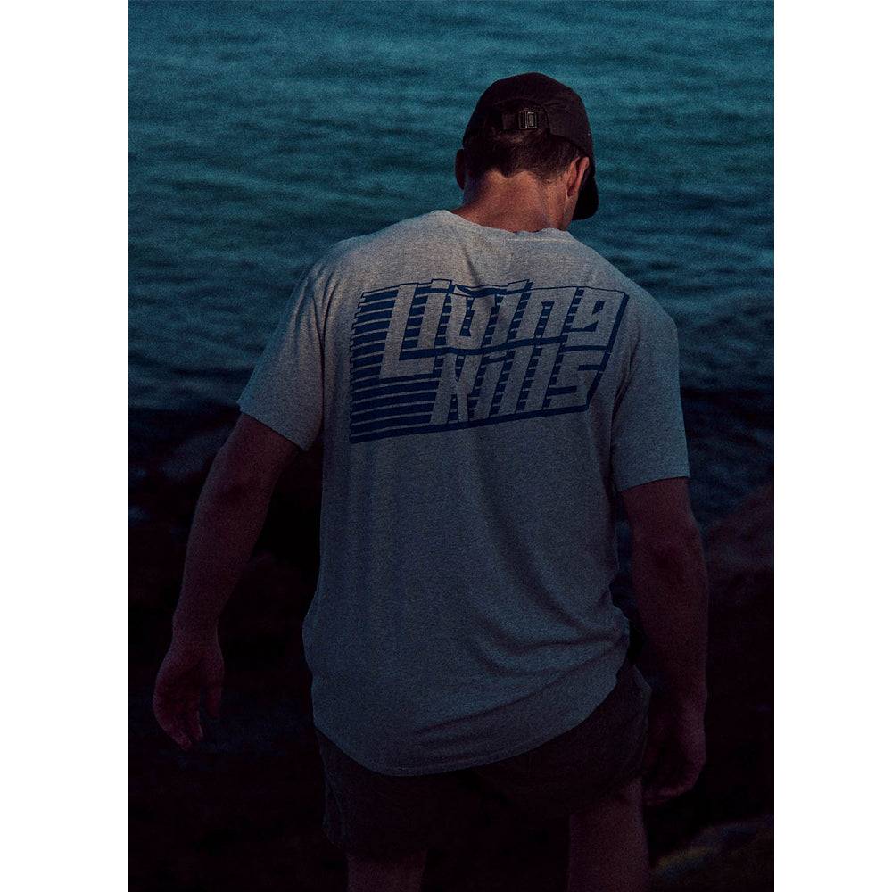Living Kills Tee I - Gray Melange
