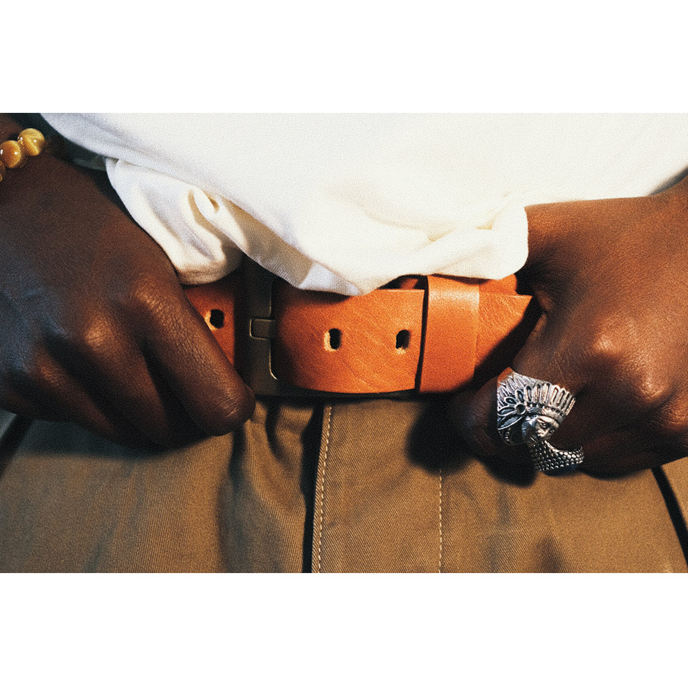Hizam Belt - Saddle Tan
