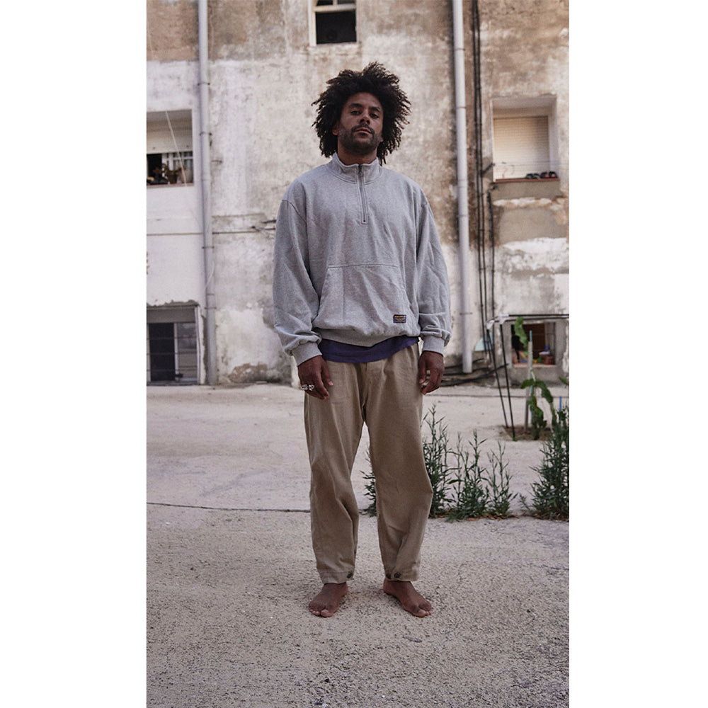 Adelaide Zipper - Gray Melange