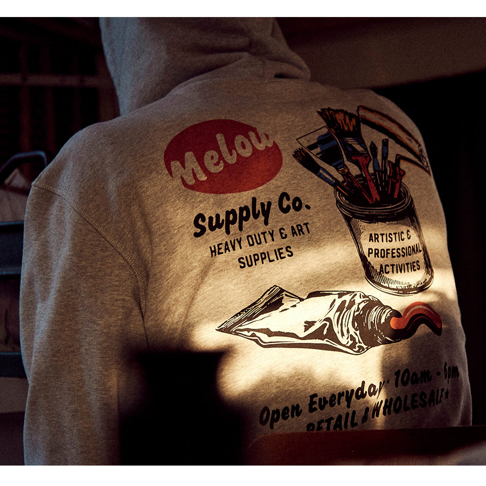 Art Supplies Hood - Gray Melange