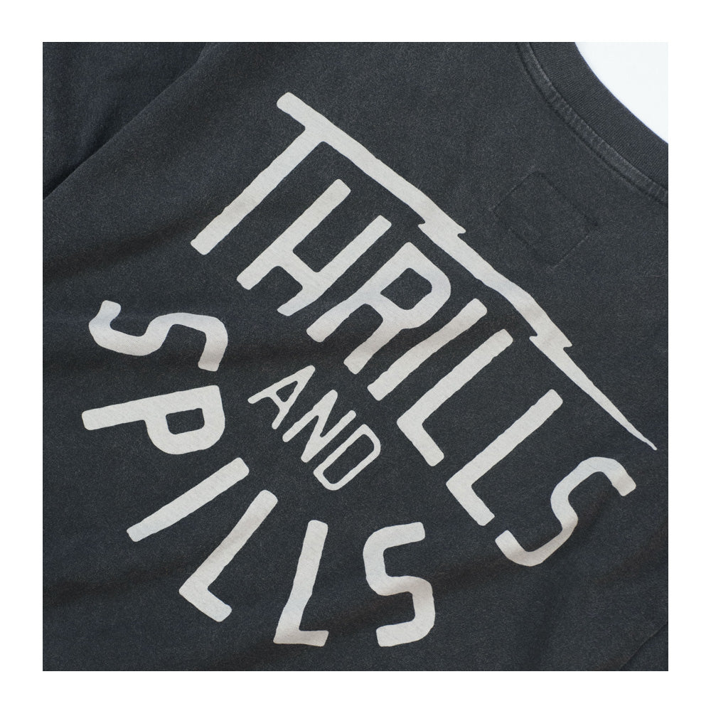 Thrills Tee - Washed Black